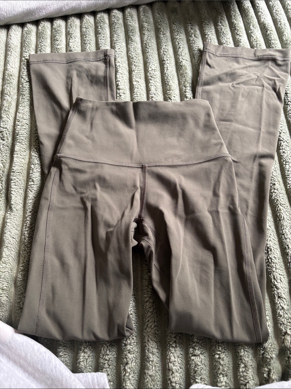 lululemon athletica High-Waist Boot Cut Leggings in Taupe